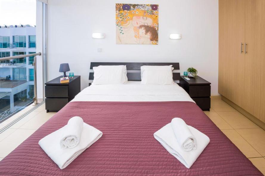 Laila - Coralli Beachfront Apartment 프로타라스 외부 사진